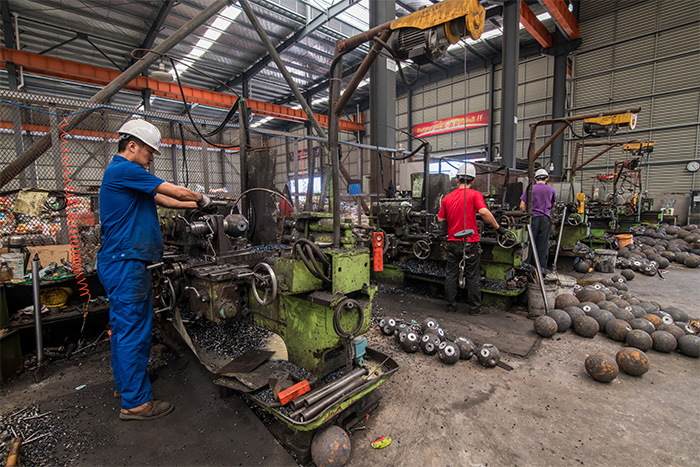 成都网架配件车间